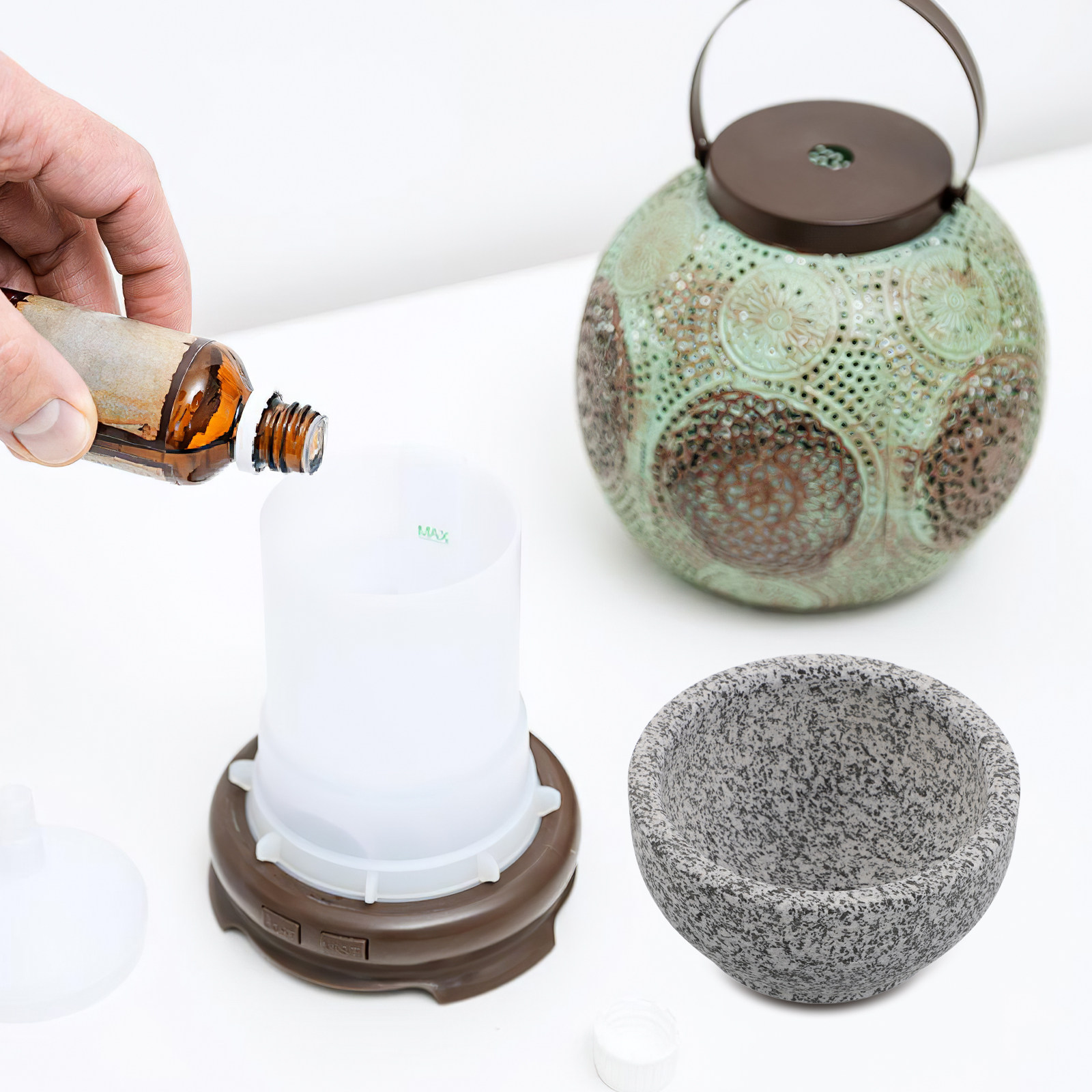 Sauna Aromatherapy Stone Cup N - Home Fragrance Usa 评论和价格