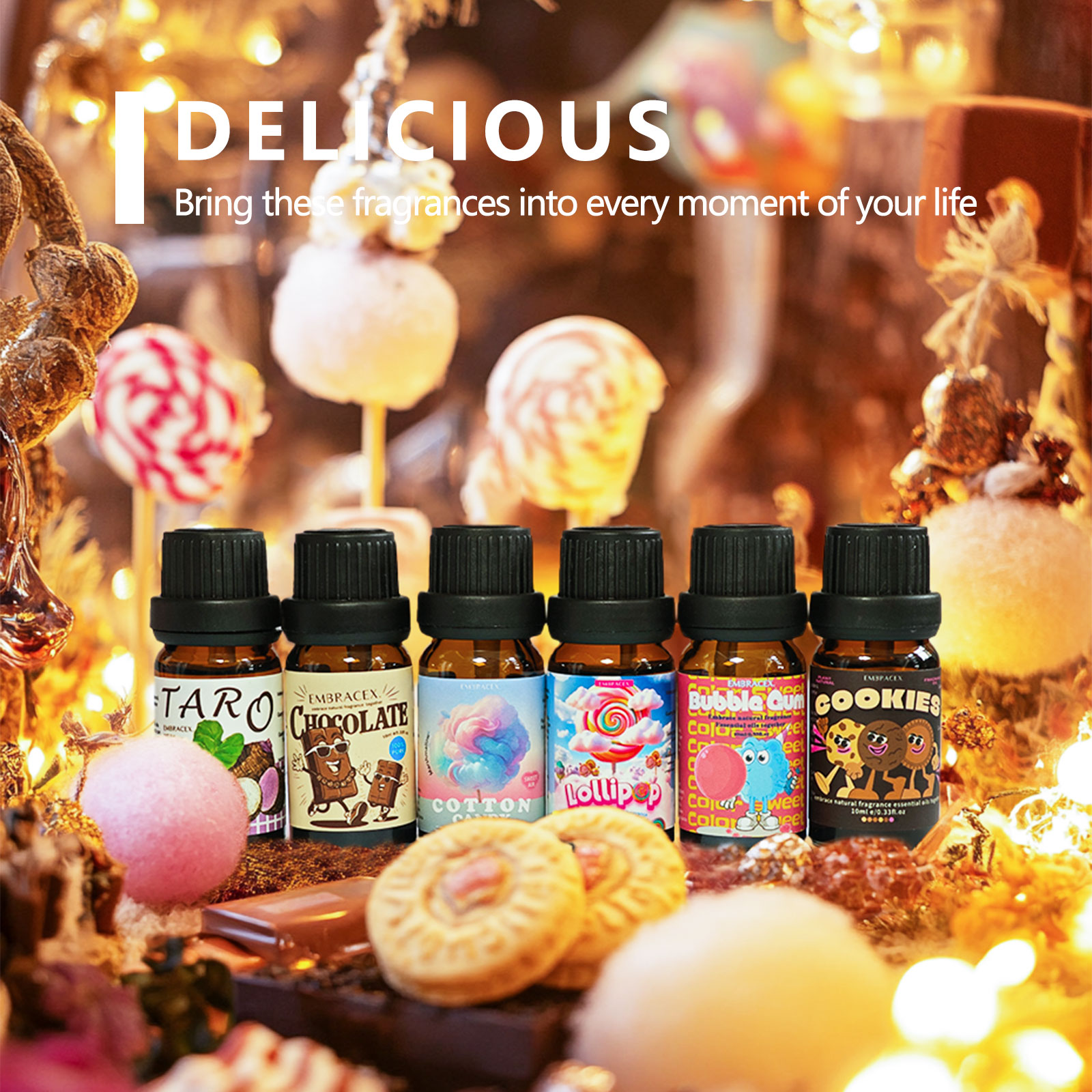 6PC/1Set Delicious Fragrance O - Home Fragrance Usa 评论和价格
