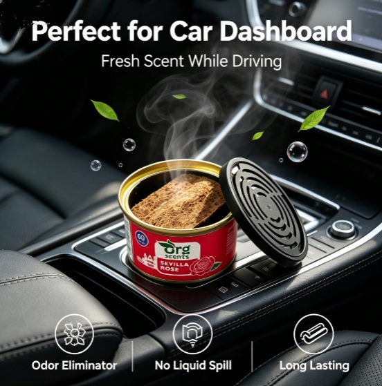 42g Car Air Freshener Solid Pe - Home Fragrance Logo 评论和价格