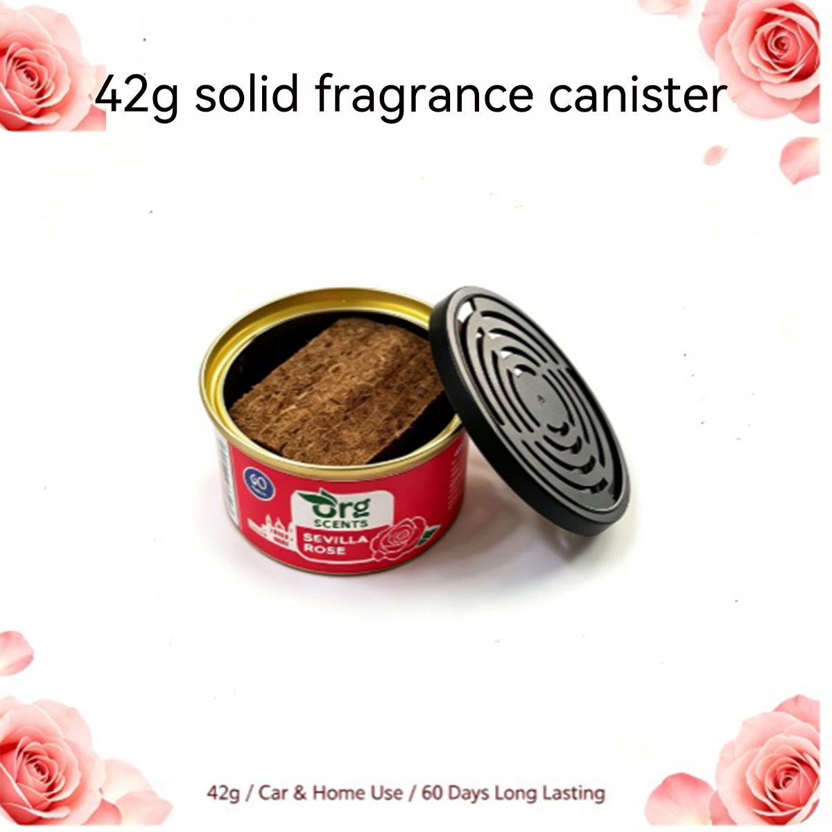 42g Car Air Freshener Solid Pe - Home Fragrance Logo 评论和价格