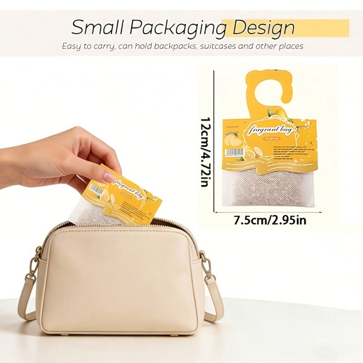 Hanging Lemon Scented Sachets, - Home Fragrance Gift 评论和价格