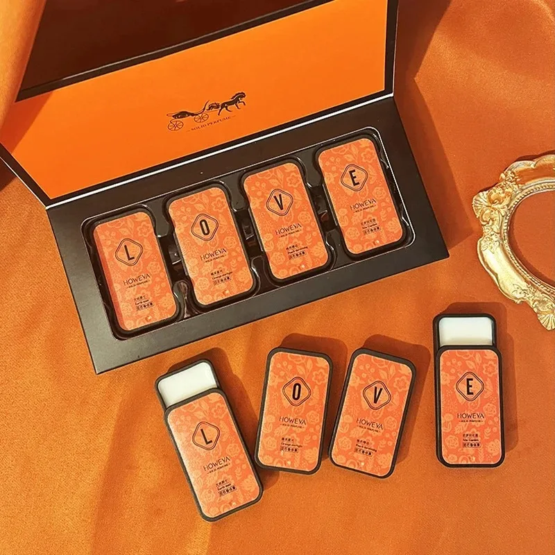 Solid Perfume Set 4 Piece Flor - Home Fragrance Gift 评论和价格